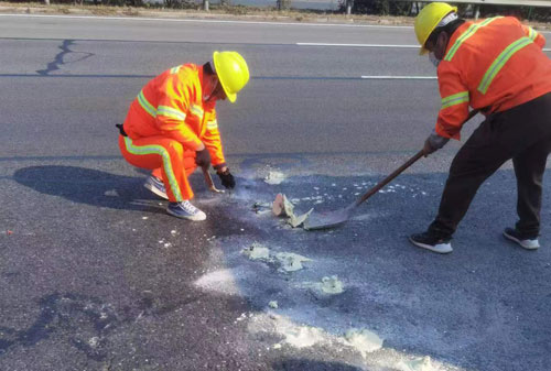 龙港公路下沉注浆加固